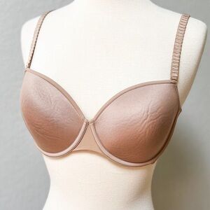 NWOT Thirdlove 34C 1/2 24/7 Classic T Shirt Bra Beige Nude Underwire Lined